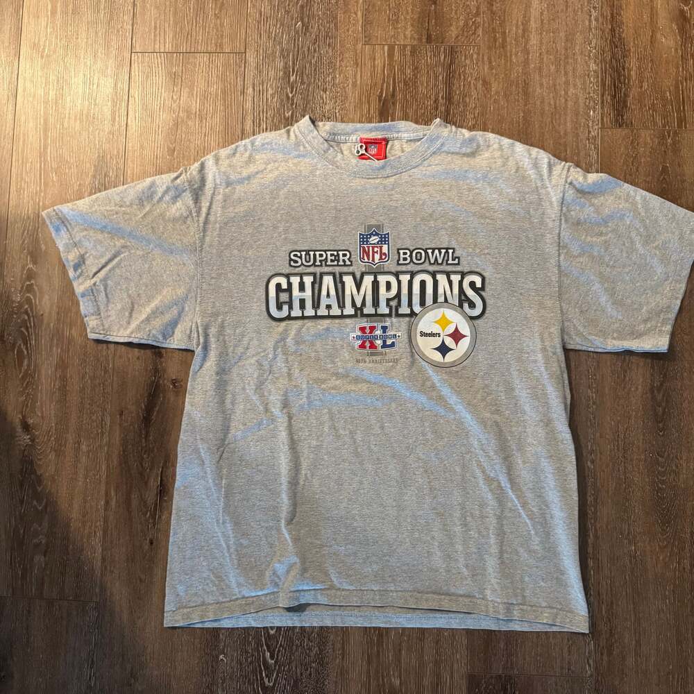 men’s y2k 2006 Super bowl 40 Steelers Tee